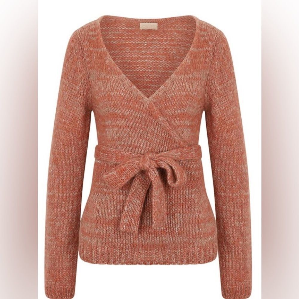 Chatel wrap-over jumper-Worn once!!